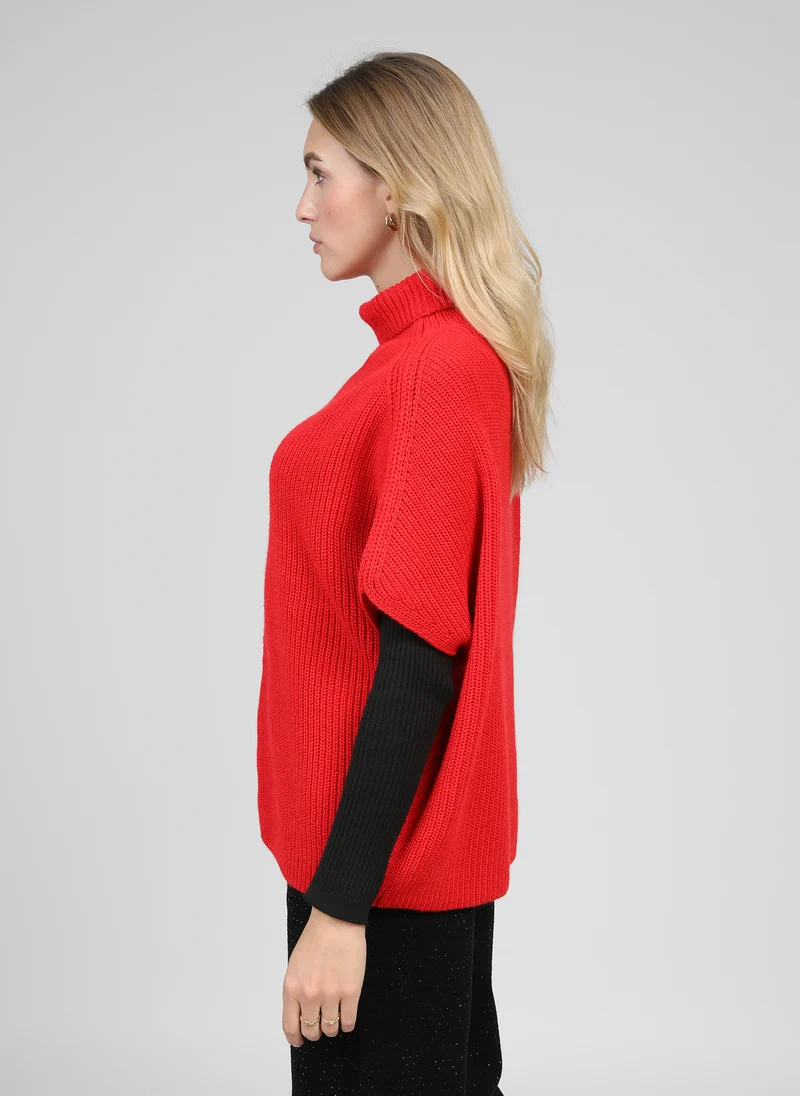 PULL LEPONY rouge