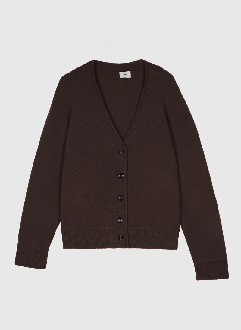 GILET LEBORA chocolat