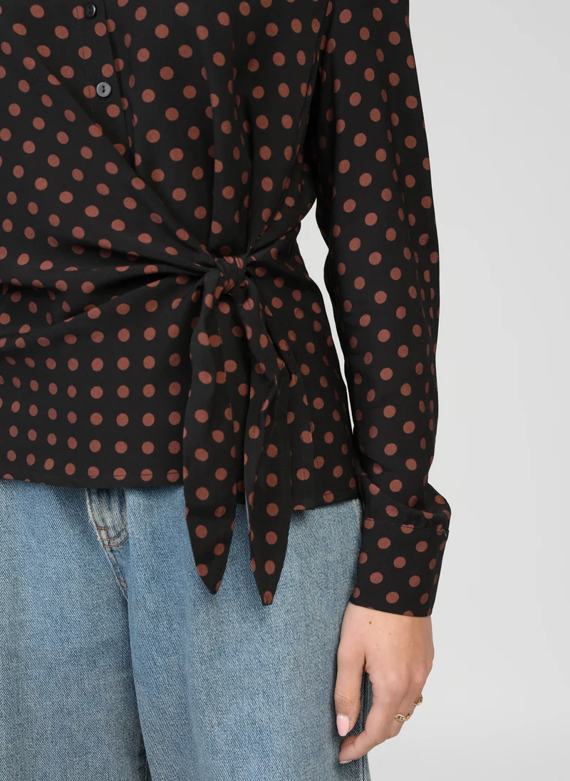 BLOUSE KAVIRA palinto marron