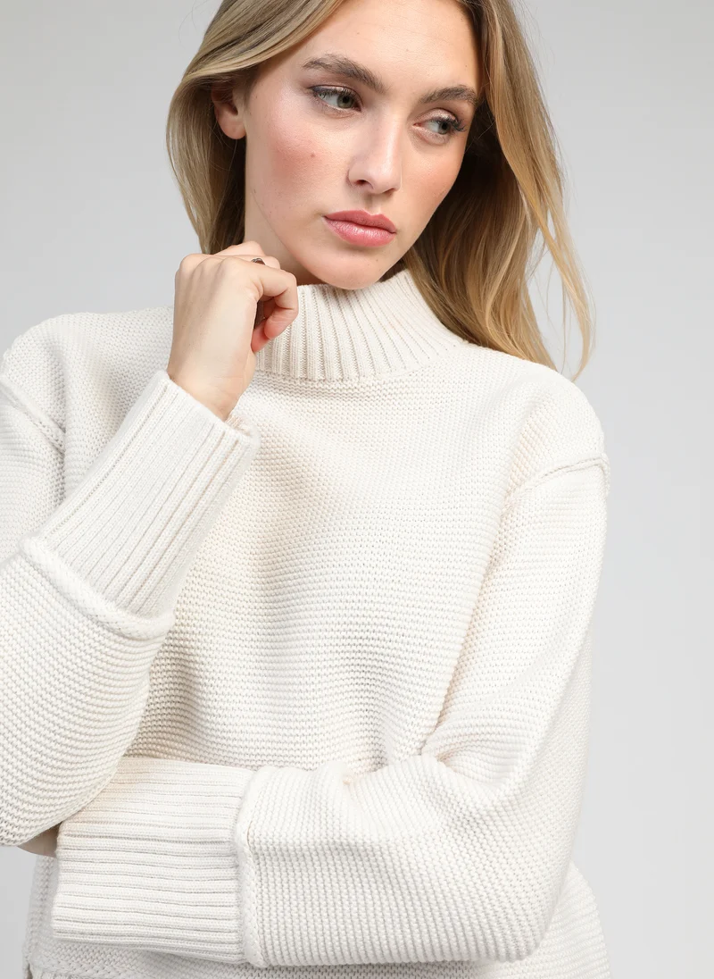 PULL VALORA ecru