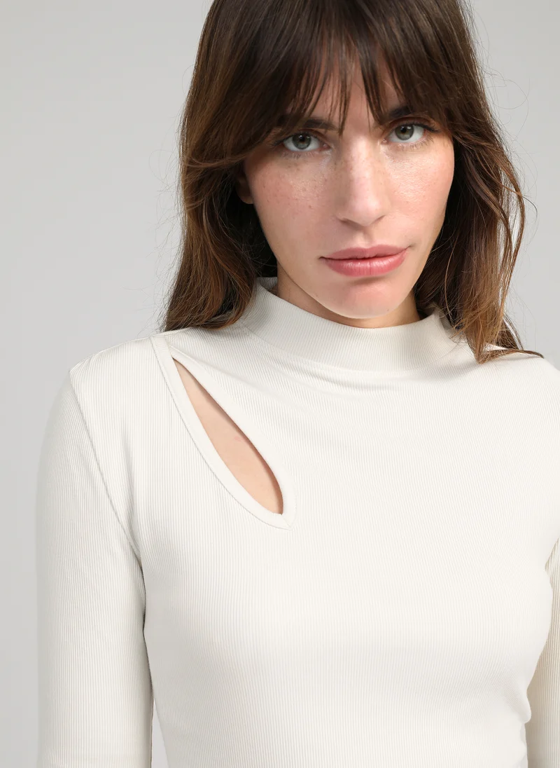 T-SHIRT AMELLE ecru