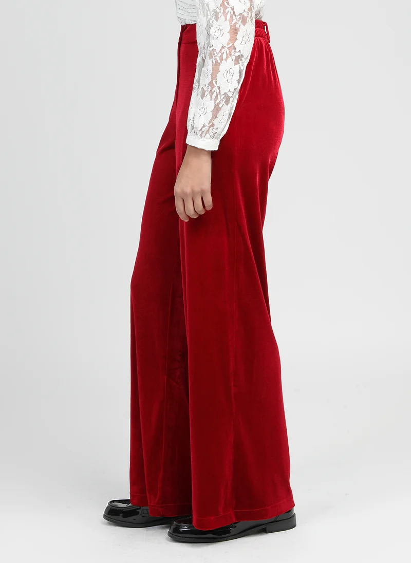 PANTALON PONTALENE rouge