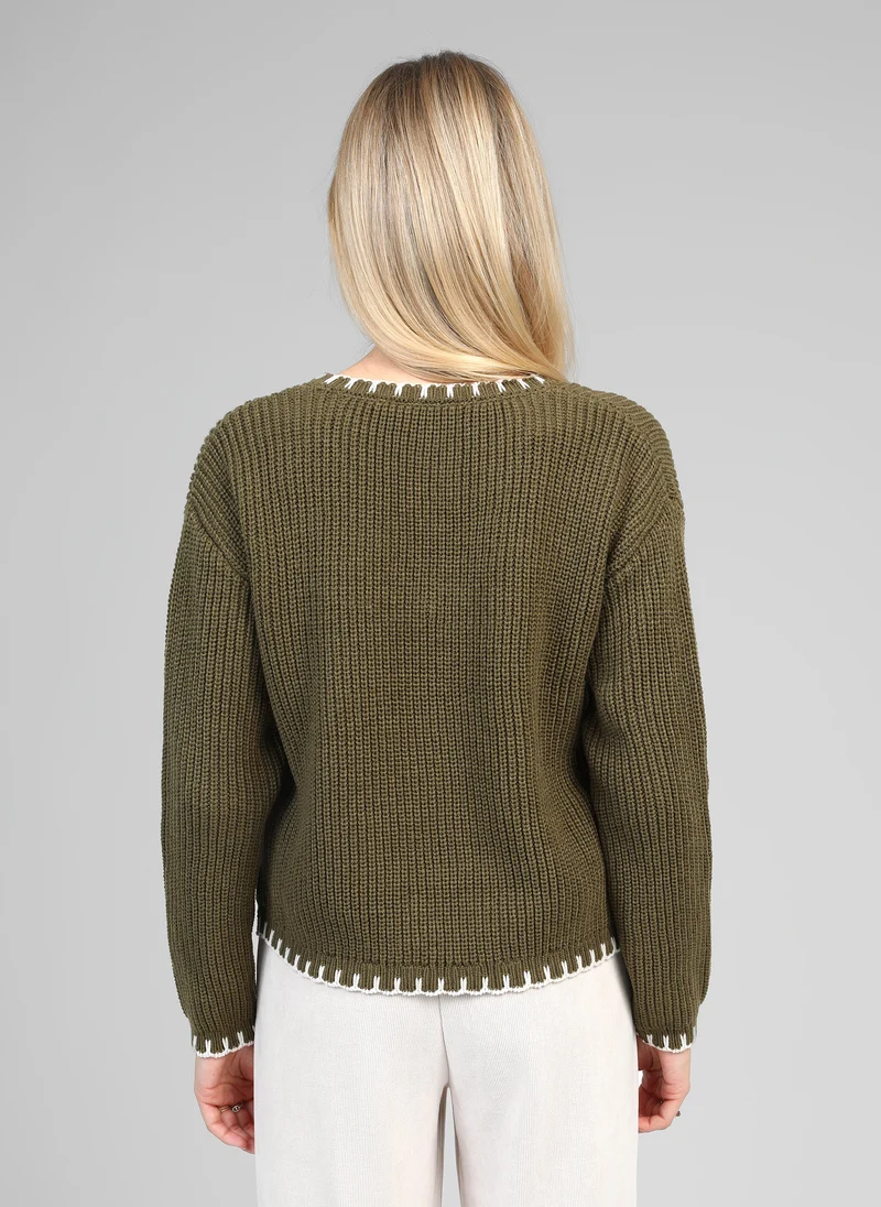 PULL VALENTINE militaire