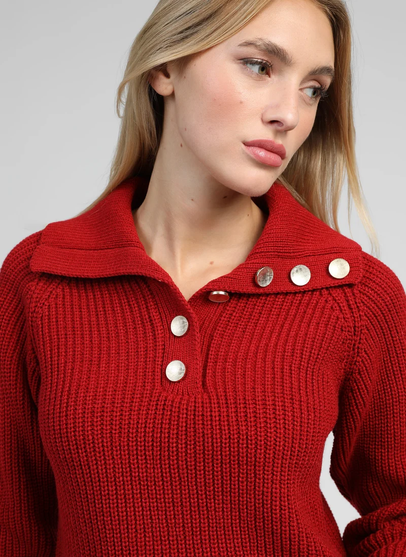 PULL VENISE rouge