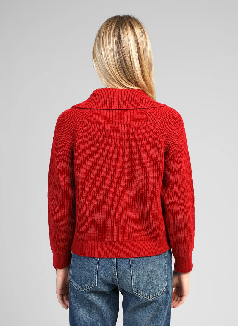 PULL VENISE rouge