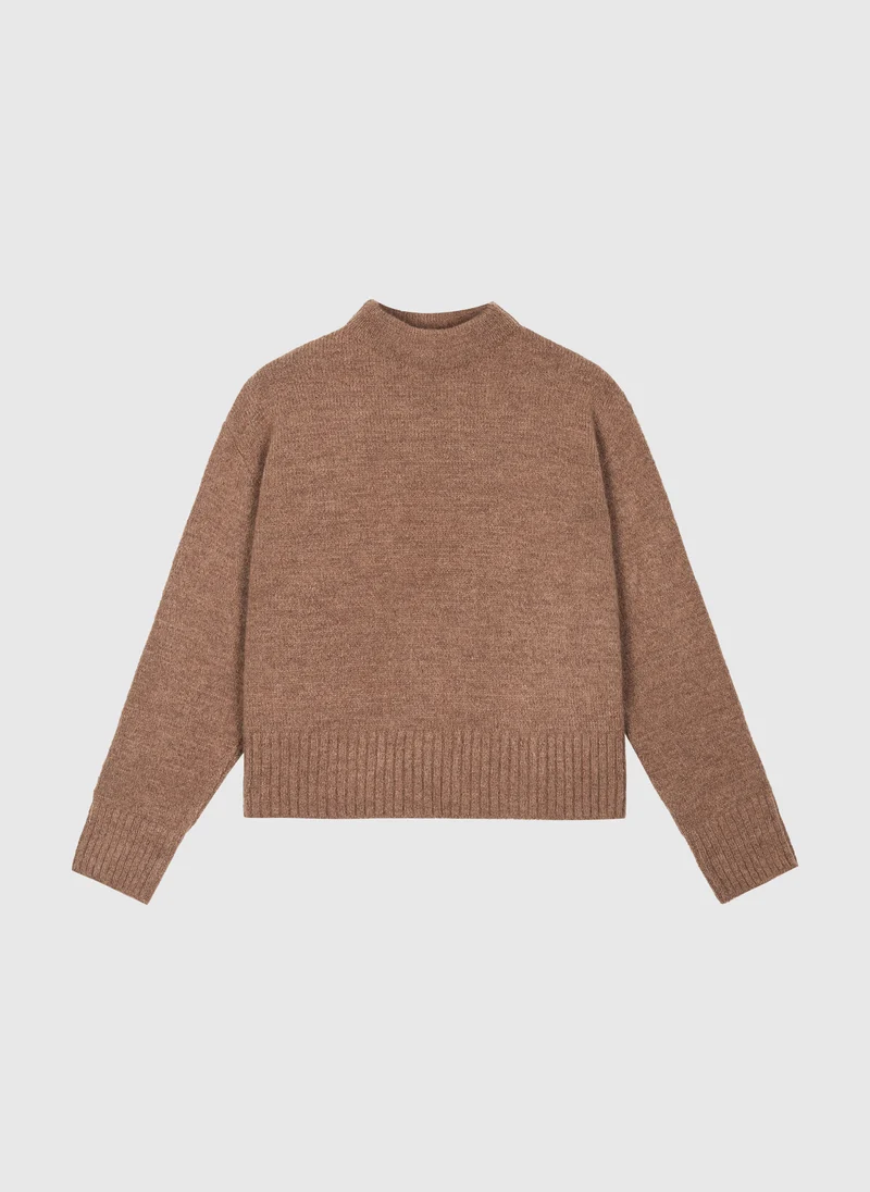 PULL LORANA marron glace