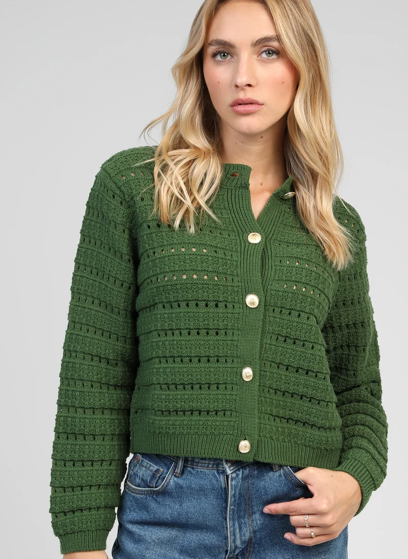 GILET LONORINE cactus
