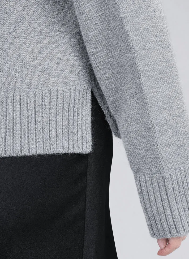PULL LORANA gris chiné
