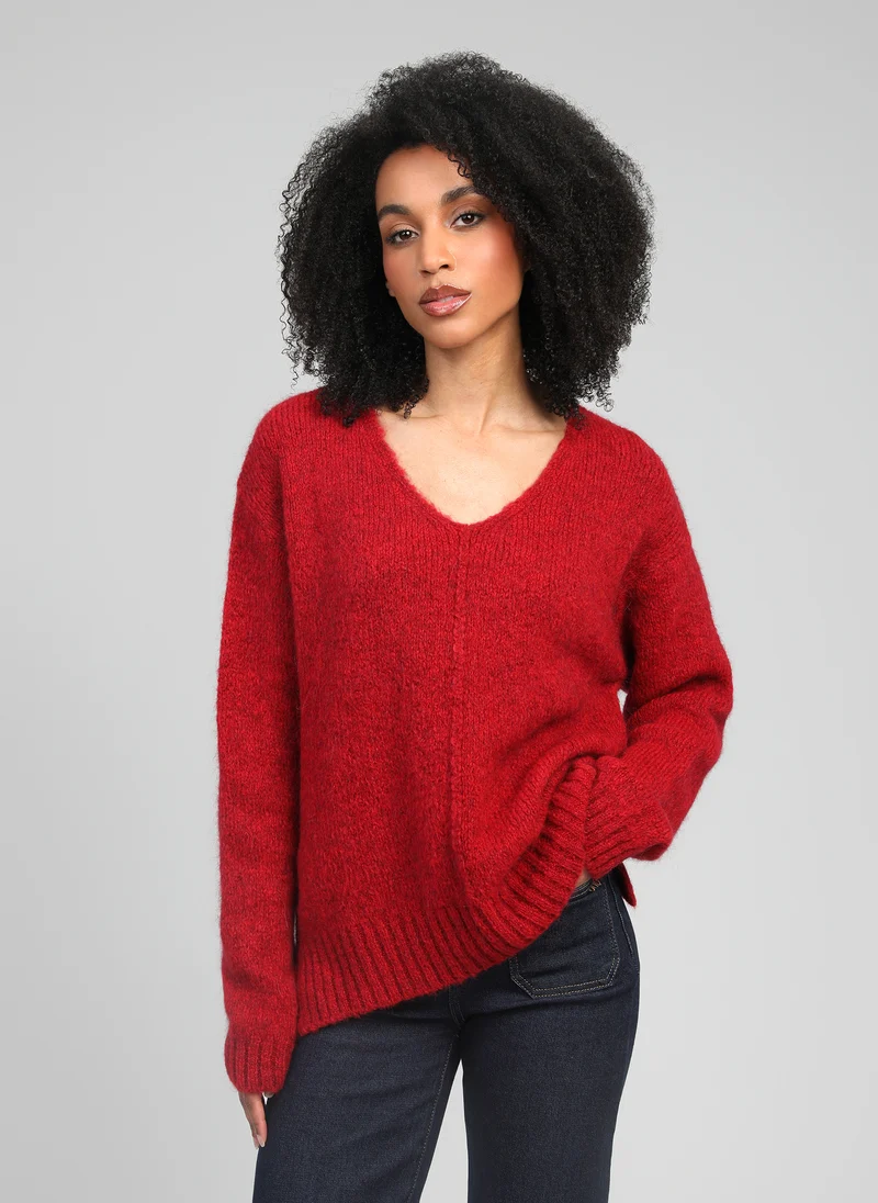 PULL LENOLI carmin