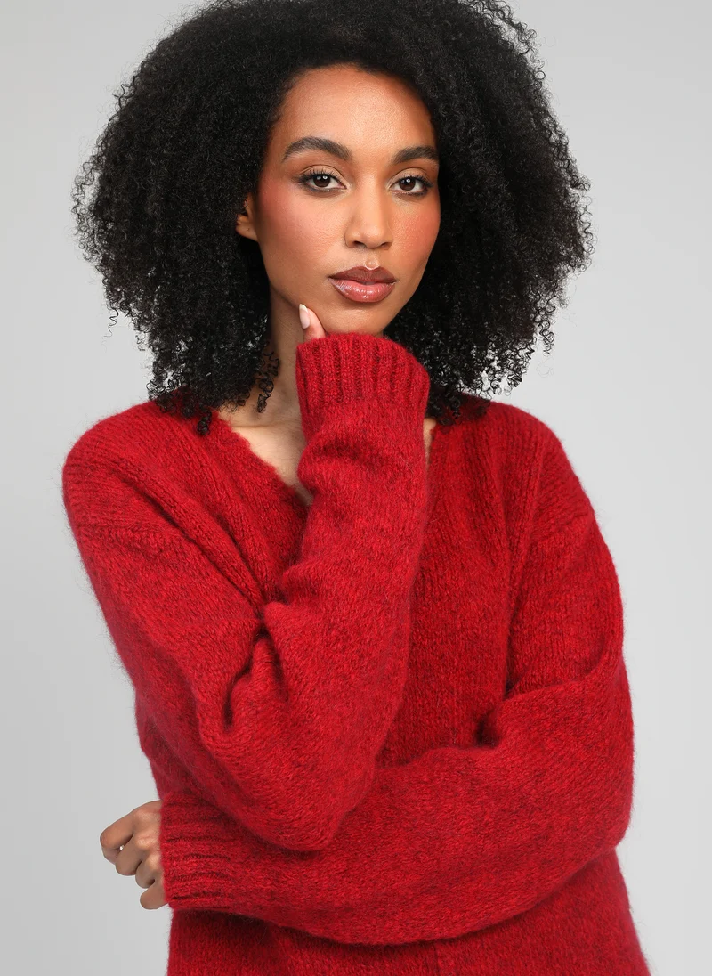 PULL LENOLI carmin
