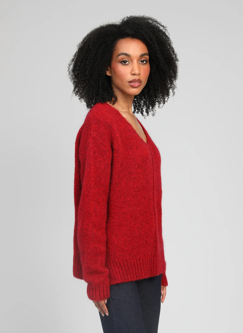 PULL LENOLI carmin