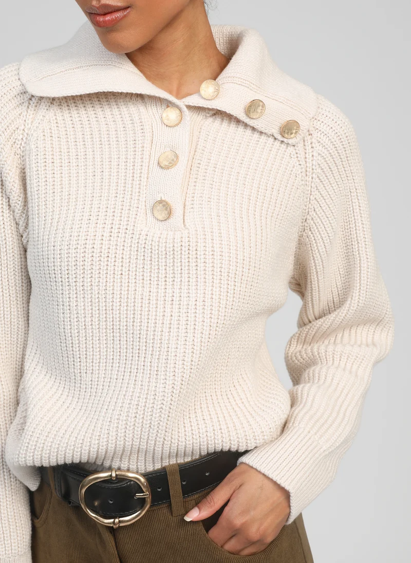 PULL VENISE ecru