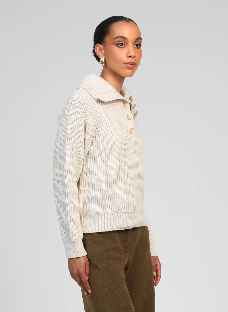 PULL VENISE ecru