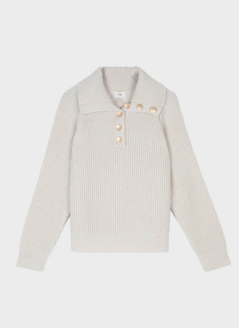 PULL VENISE ecru