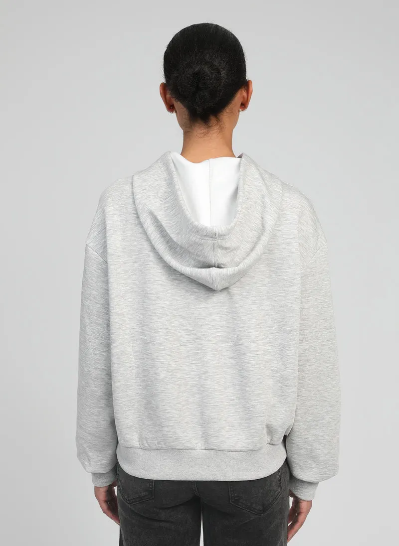 SWEAT AROBY gris chiné