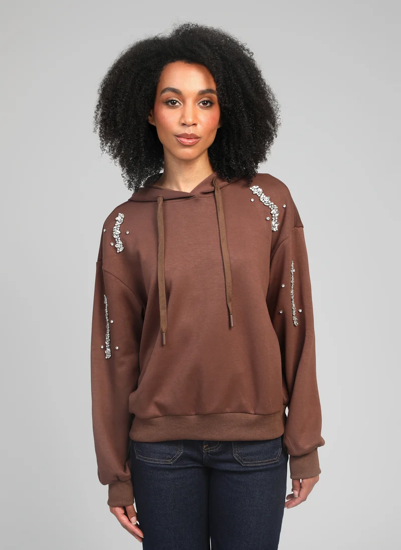 SWEAT AROBY marron