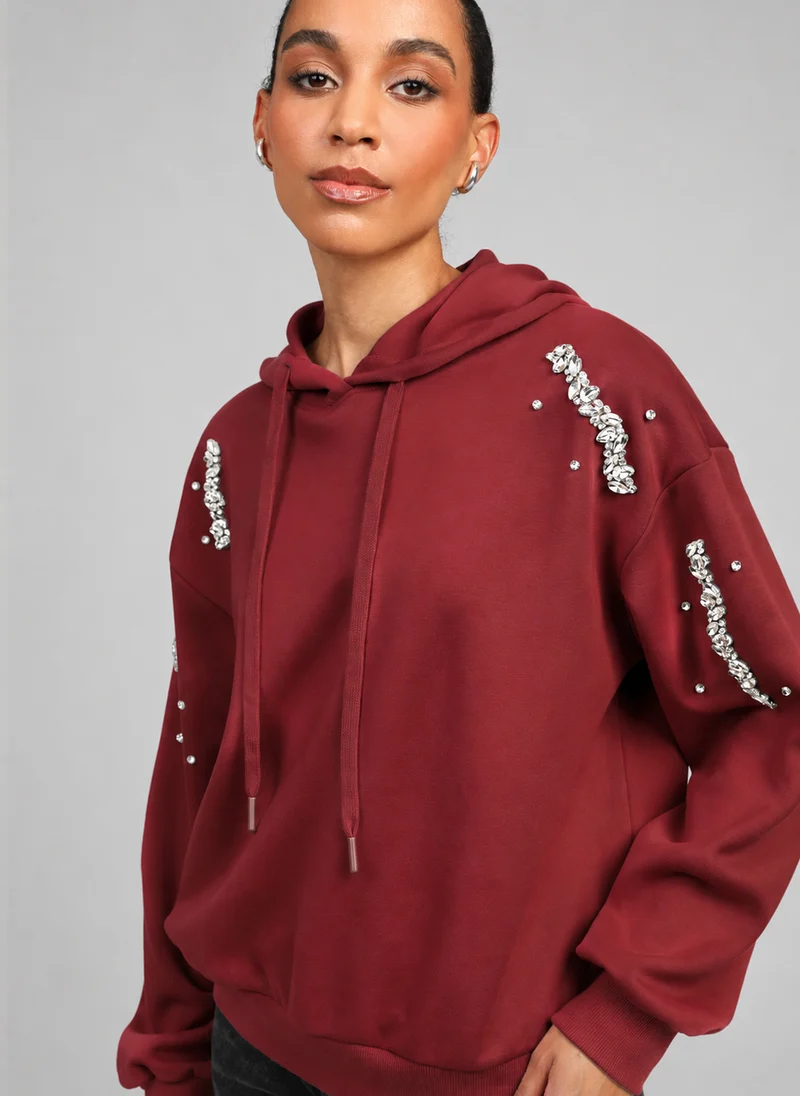 SWEAT AROBY cerise
