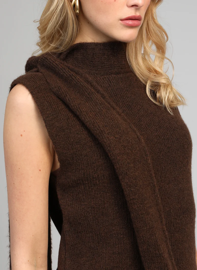PULL LABIANI M chocolat