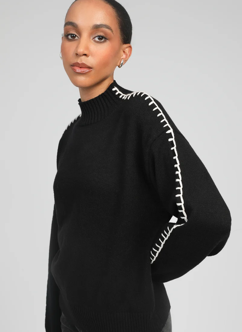 PULL NISSYA noir