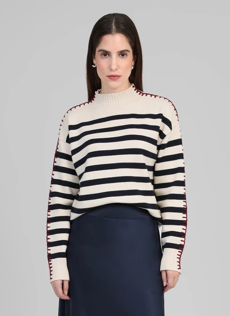 PULL NISSARA ecru