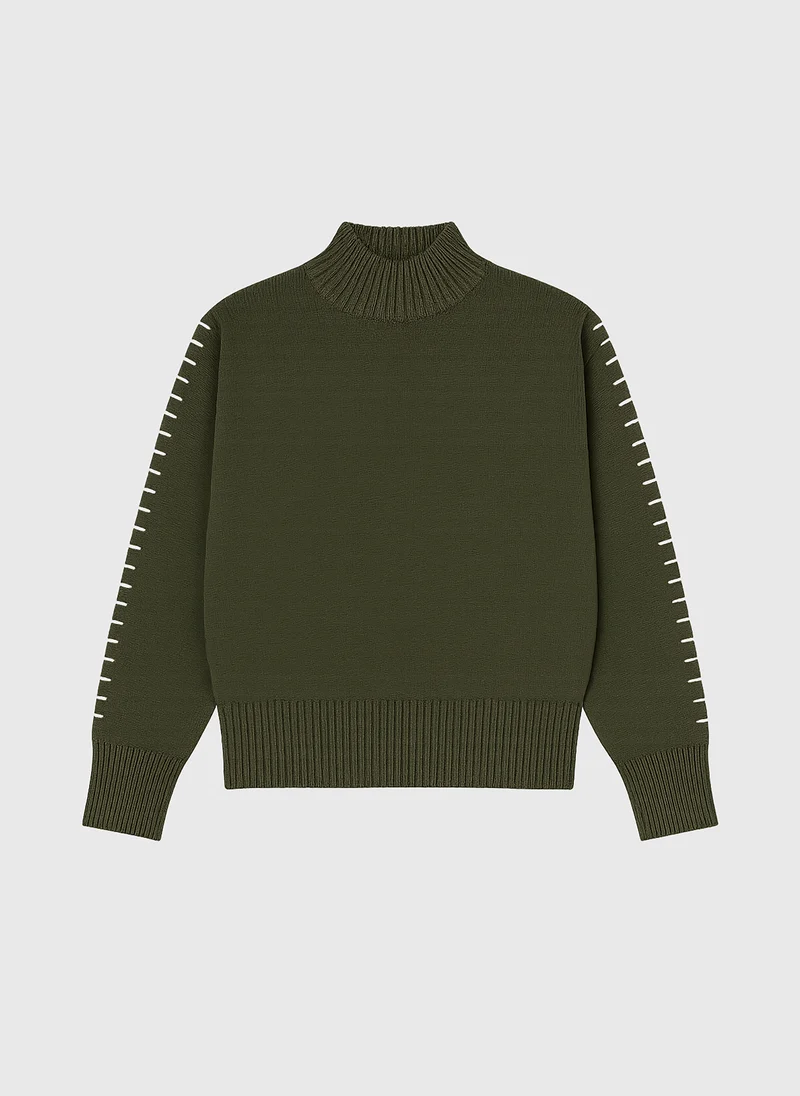 PULL NISSYA militaire