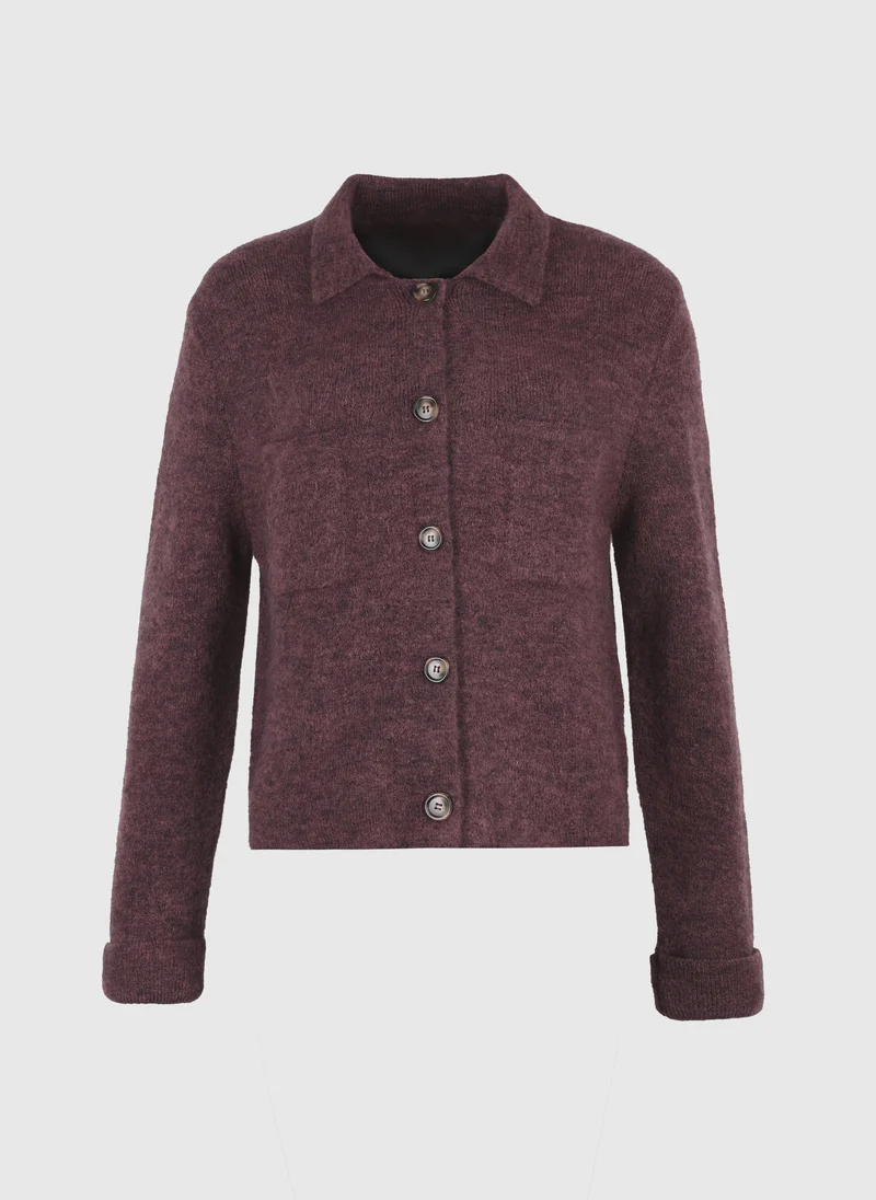GILET LEVALIE figue