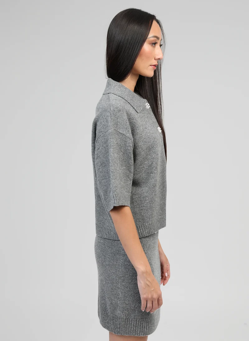 PULL NOREA gris