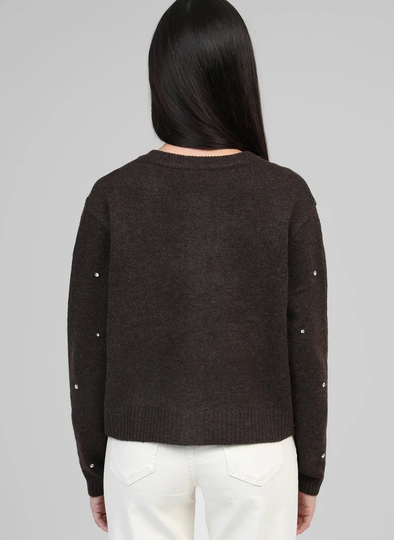 GILET NORINE brown