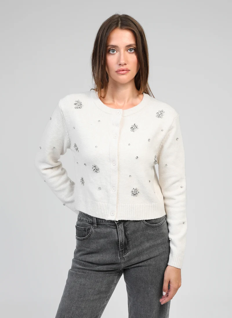 GILET NORINE ecru