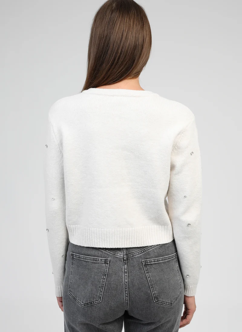 GILET NORINE ecru