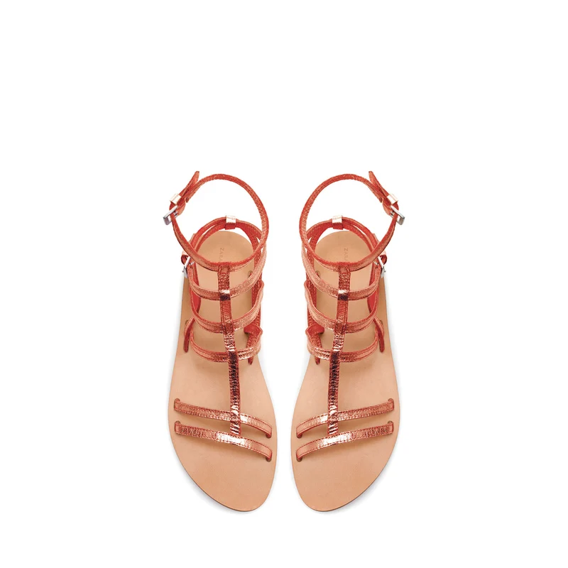 Bronze sandals
