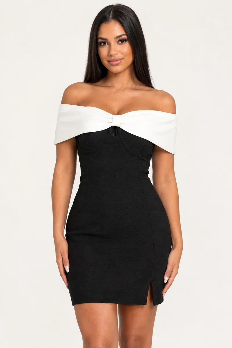 Robe Ariella Bandage – Fashion Nova