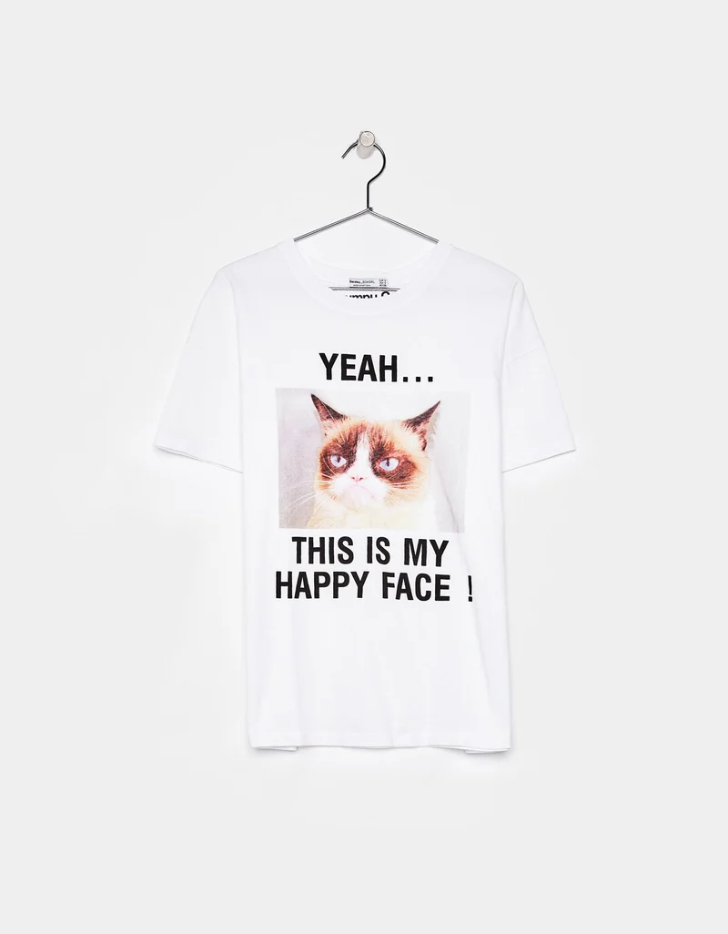 Grown cotton T-shirt with print