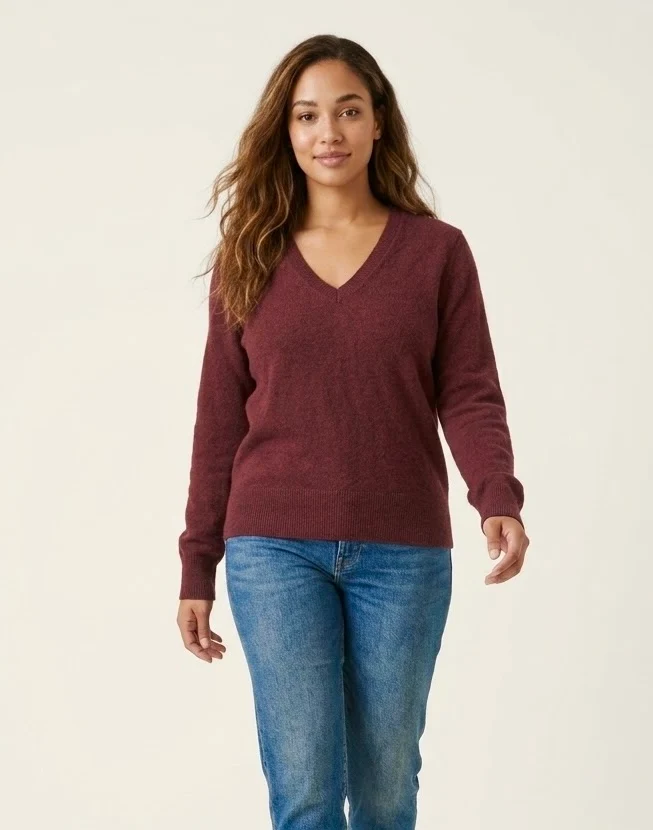 Pull Col V Jodhpur 100 % Laine (Galeries Lafayette)