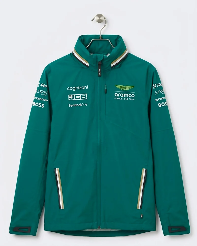 Veste Officielle Aston Martin Aramco F1 Team 2024 - Édition BOSS