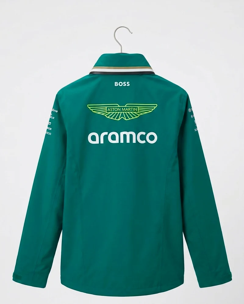 Veste Officielle Aston Martin Aramco F1 Team 2024 - Édition BOSS