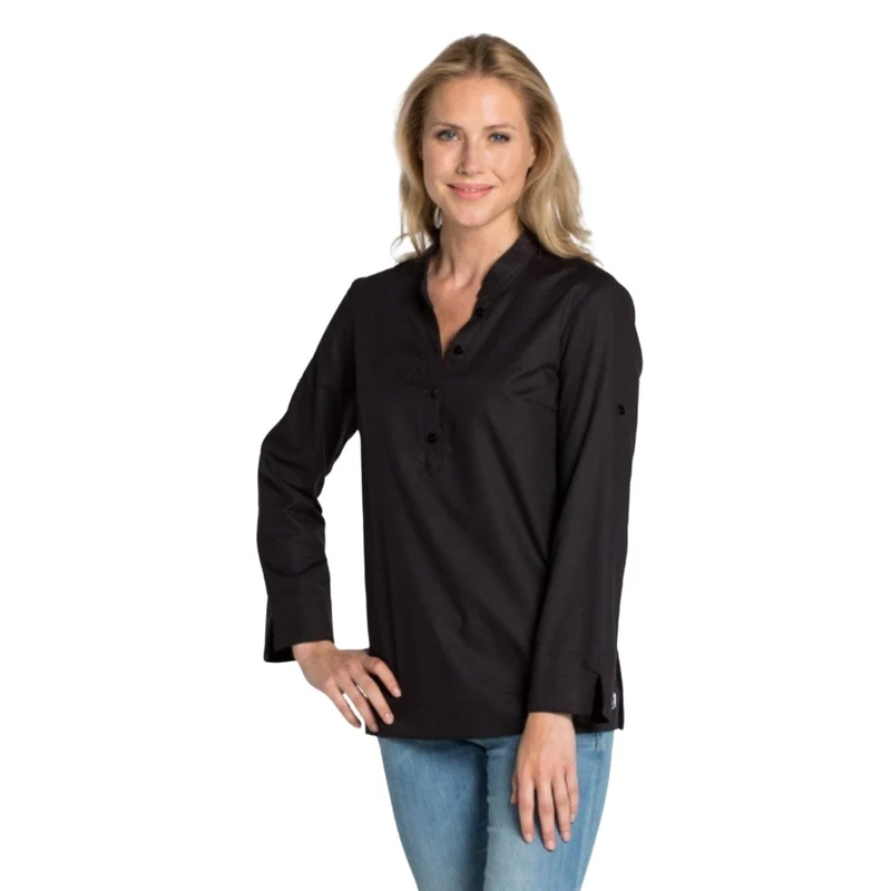 Camisa Mujer Playa Negra