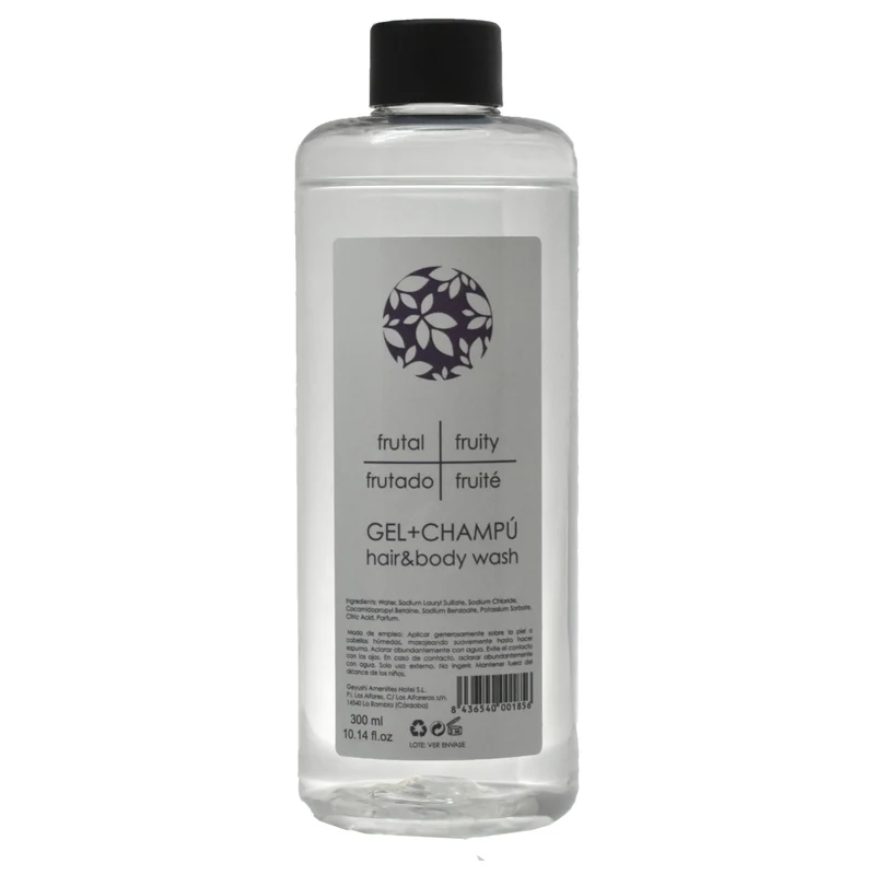 Botella Transparente Modelo 1 x 300 ml