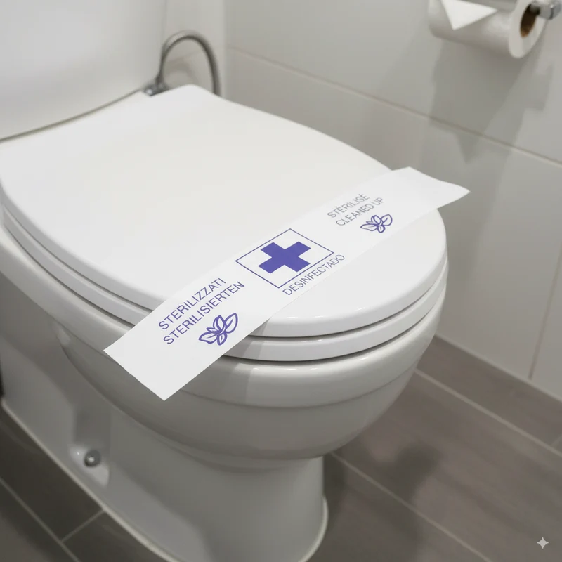 Precinto WC Papel Tira