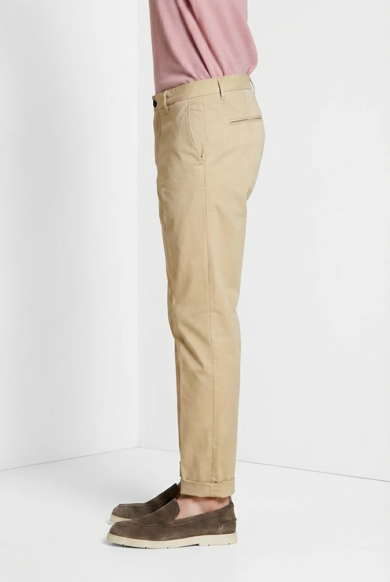 Boston pantalon chino homme en twill léger stretch relaxed fit