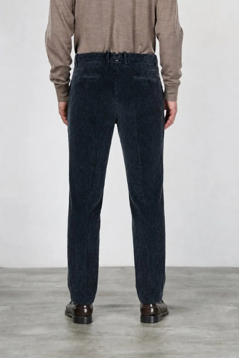 Paris pantalon chino homme en velours à grosses côtes carrot fit