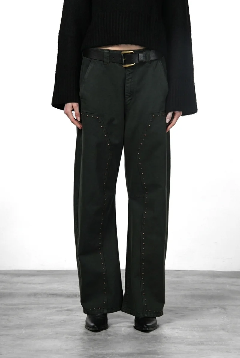 Silvye pantalon chino femme en twill balloon fit
