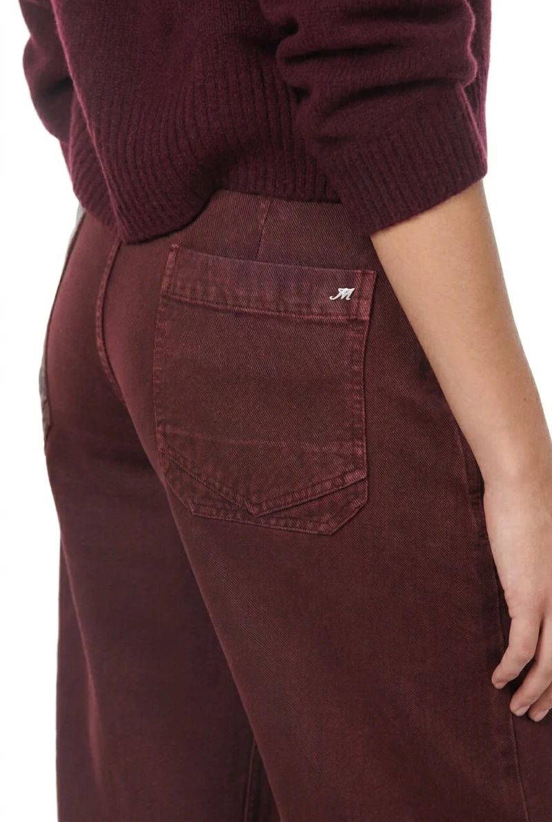 Valerie pantalon chino femme en twill balloon fit ①