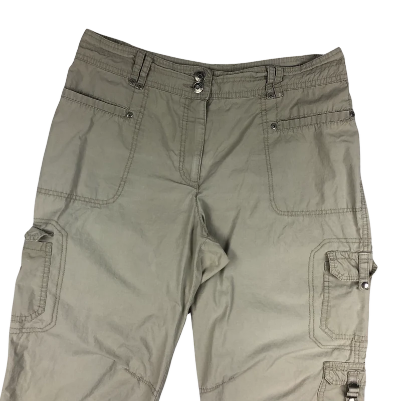 Vintage Y2K Beige Cargo Trousers 14