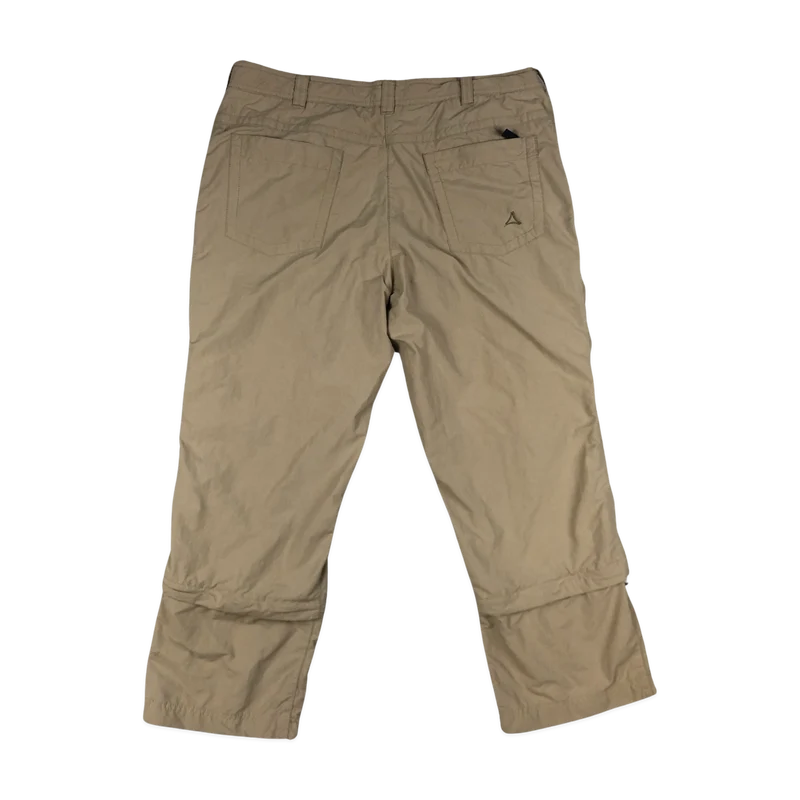 Vintage Schoffel Beige Zip-off Cargo Trousers 16