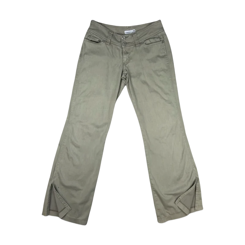 Vintage Flared Beige Trousers 30W 31L