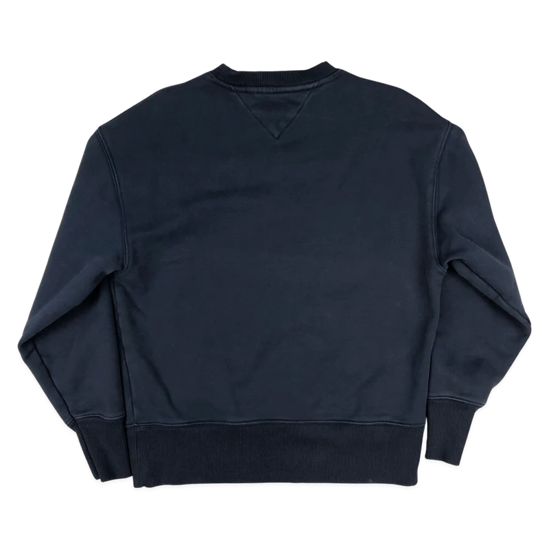 Preloved Tommy Jeans Navy Sweatshirt L