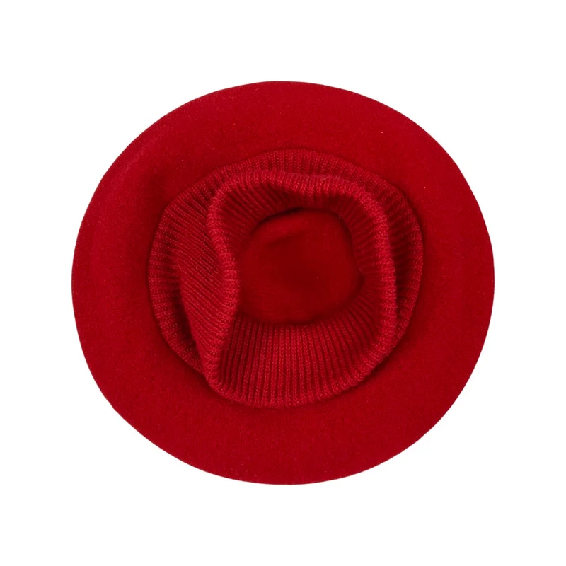 Vintage Beret Red 80s
