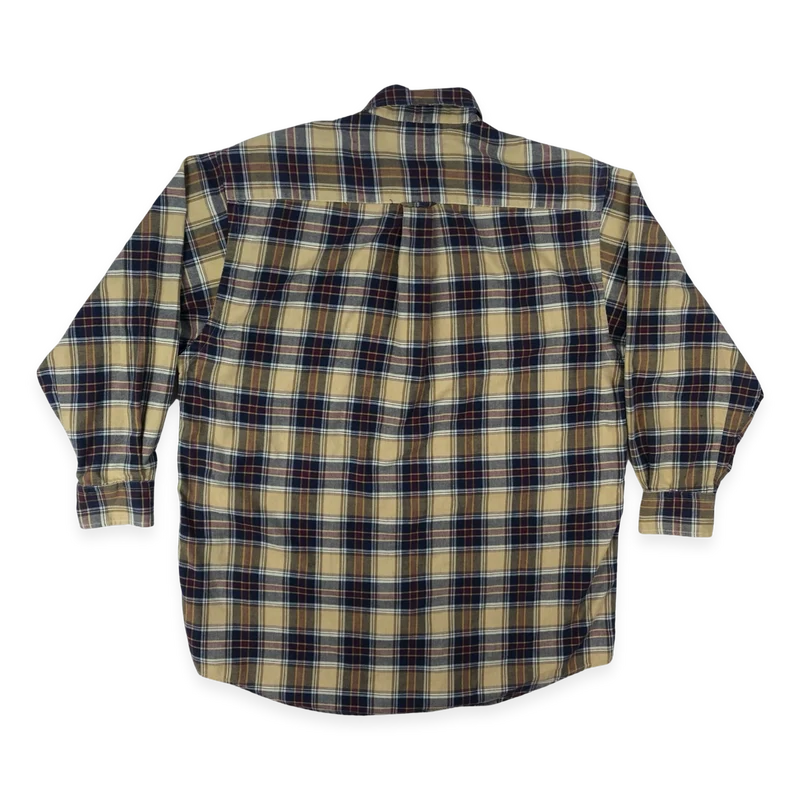 Vintage Nautica Plaid Flannel Shirt L