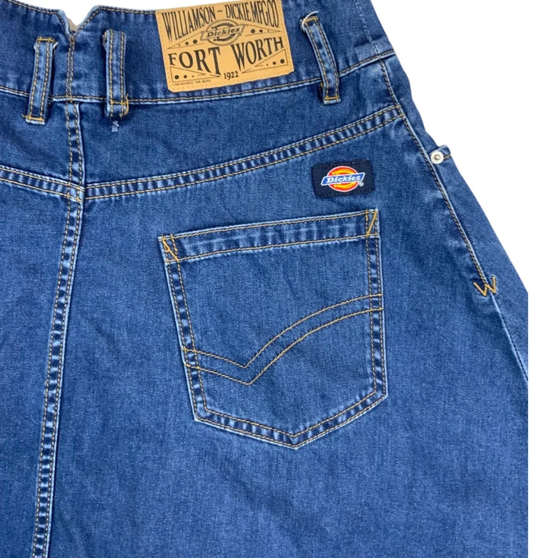 Vintage Y2K Dickies Denim Mini Skirt 10